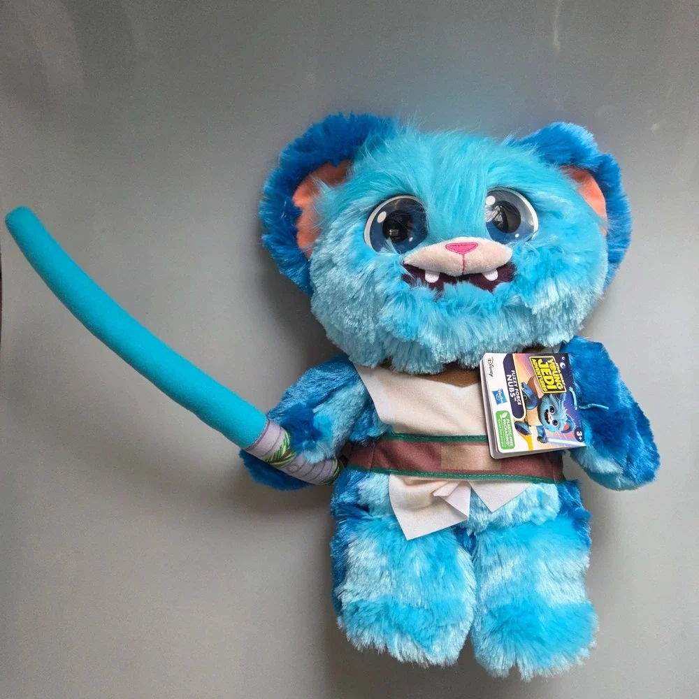 Star Wars Young Jedi Adventures Fuzzy Force Nubs Plush Blue Lightsaber Hasbro